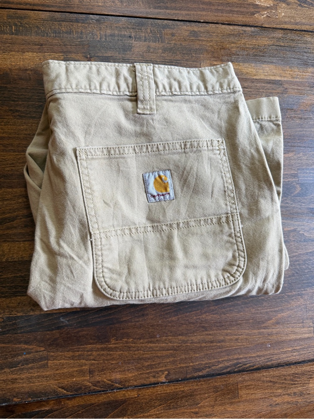 Carhartt Rugged Flex Relaxed Fit Pants Mens 35x30 True 29” Khaki 102291 253 Tan